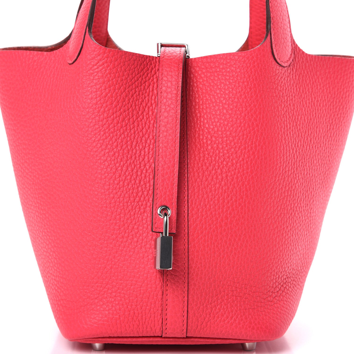 Hermes Taurillon Clemence Picotin Lock 18 PM Rose Extreme 9 of 10