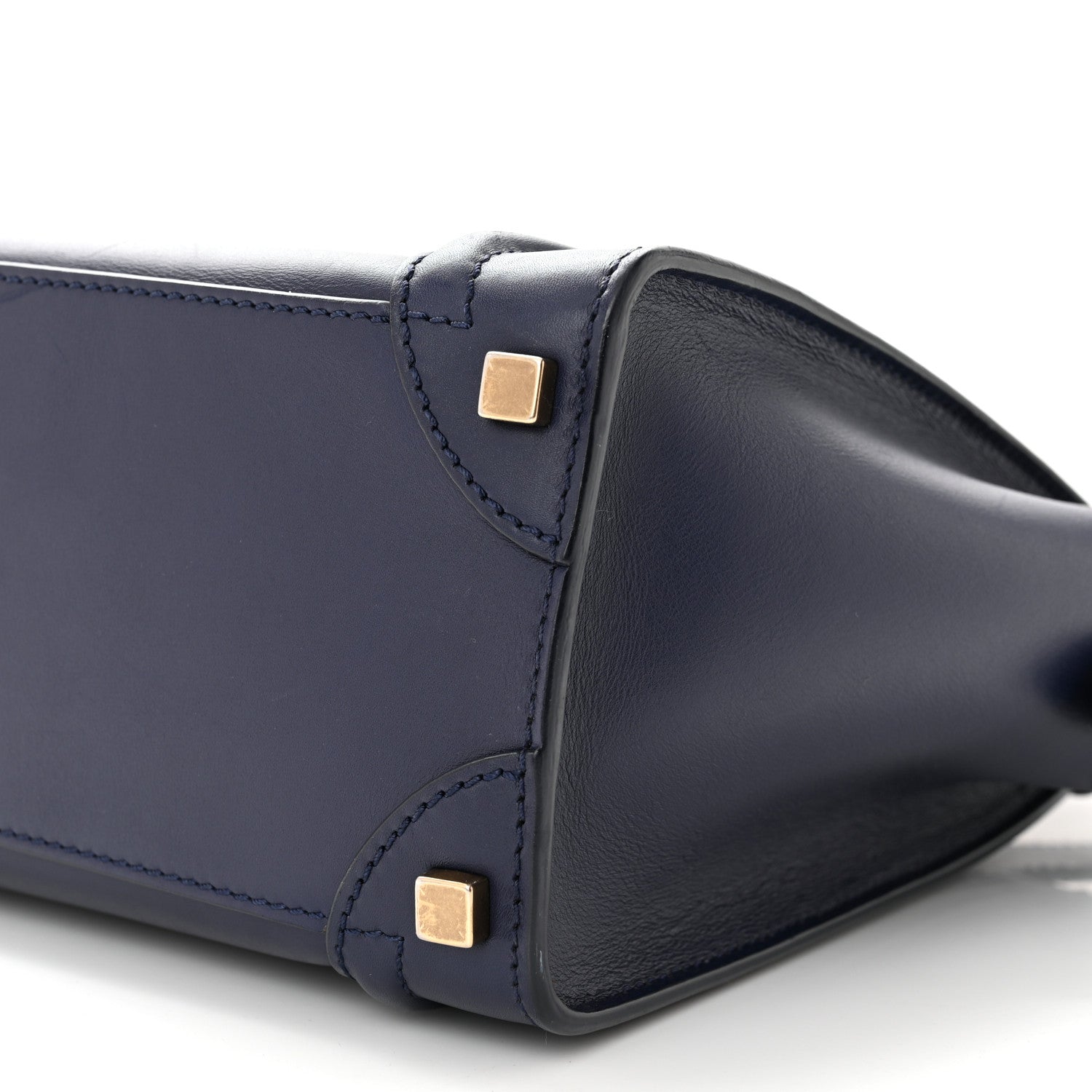 Celine Smooth Calfskin Micro Luggage Navy Blue 9 of 11