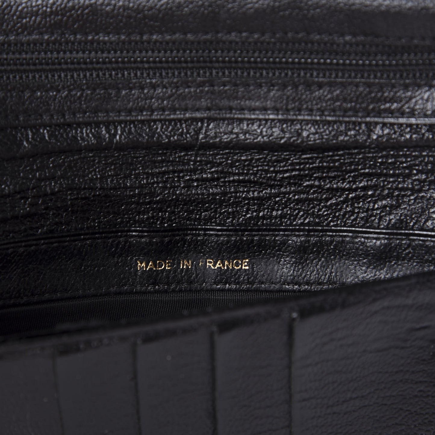 Goatskin CC Bi-Fold Wallet Black