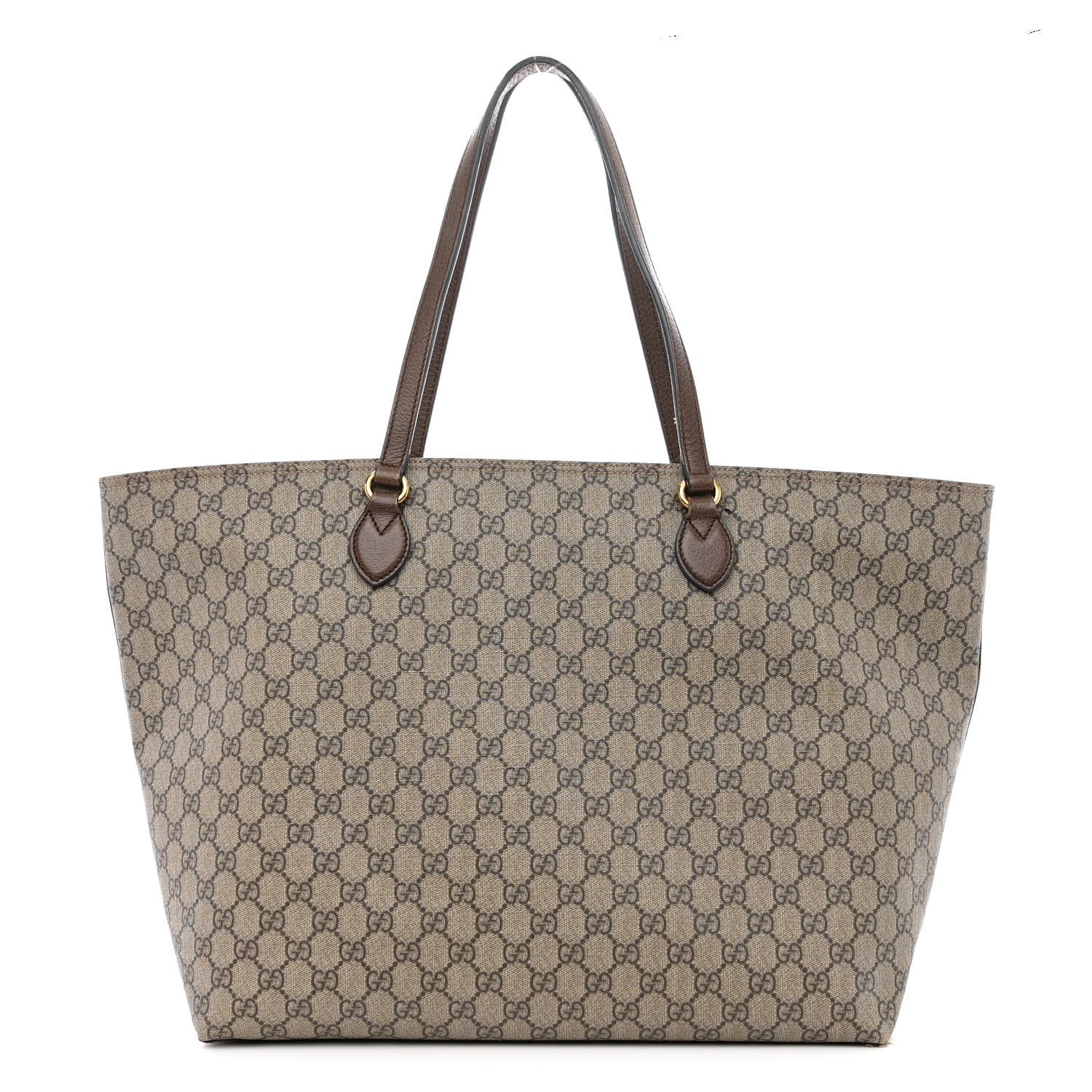 Gucci GG Supreme Monogram Medium Ophidia Shopping Tote Ebony 1 of 19