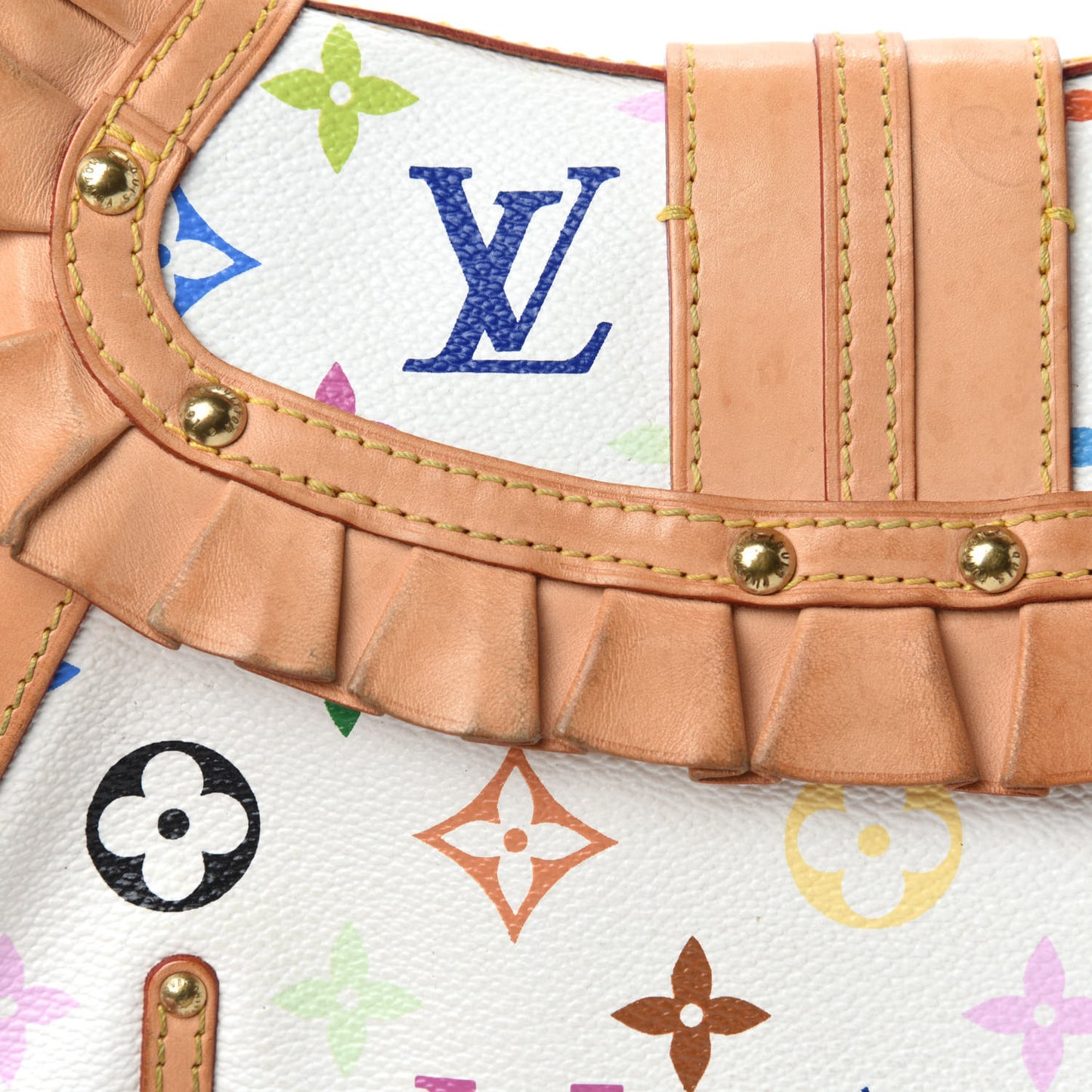 Monogram Multicolor Leonor White