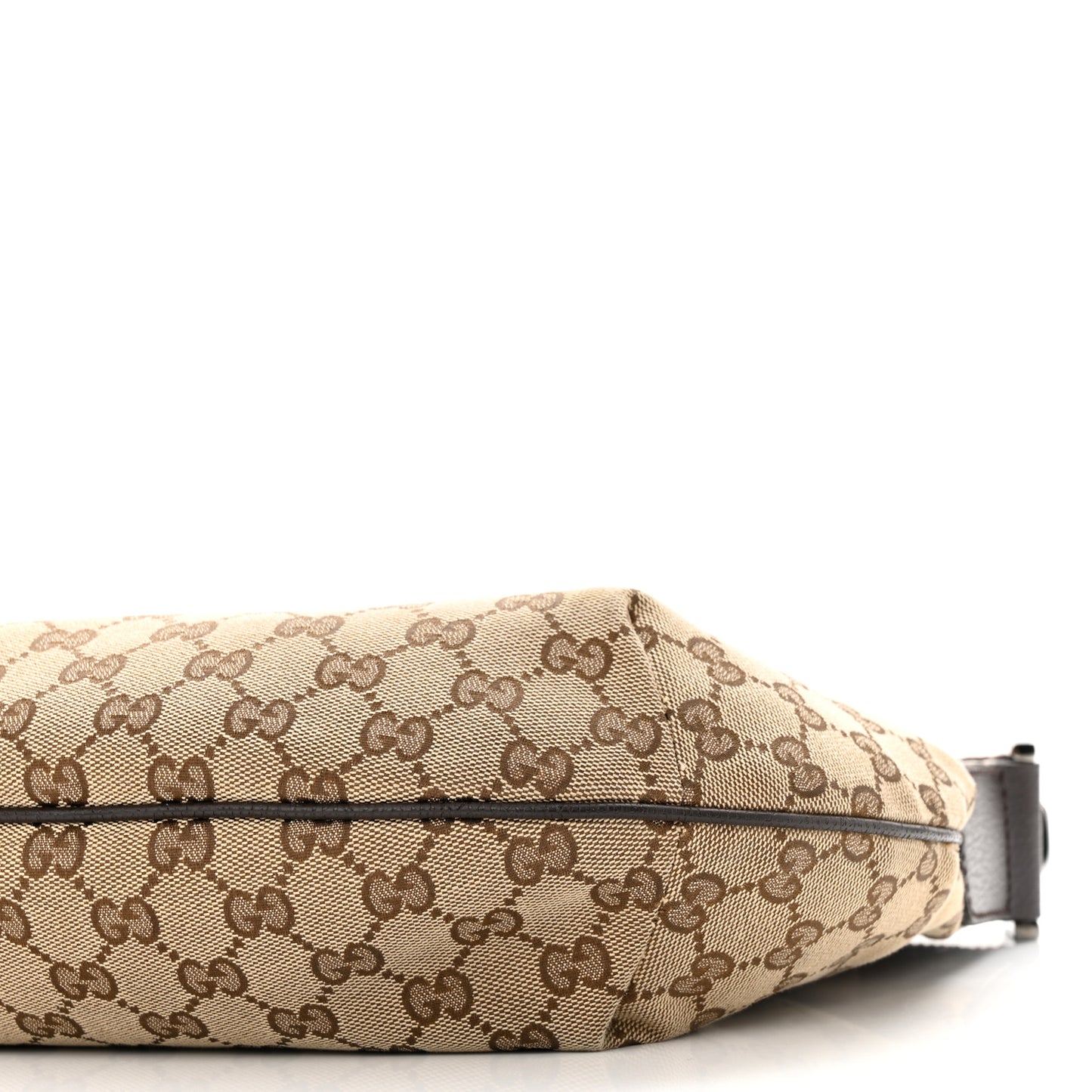 Monogram Medium Half Moon Hobo Dark Brown