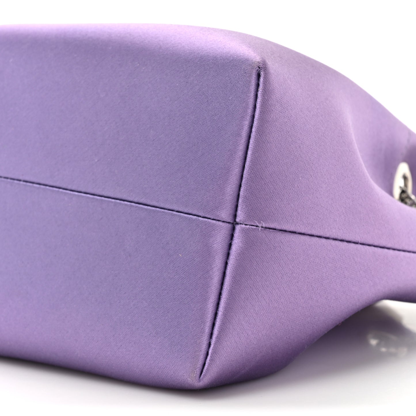 Satin Crystal Embellished Bon Bon Bag Wisteria