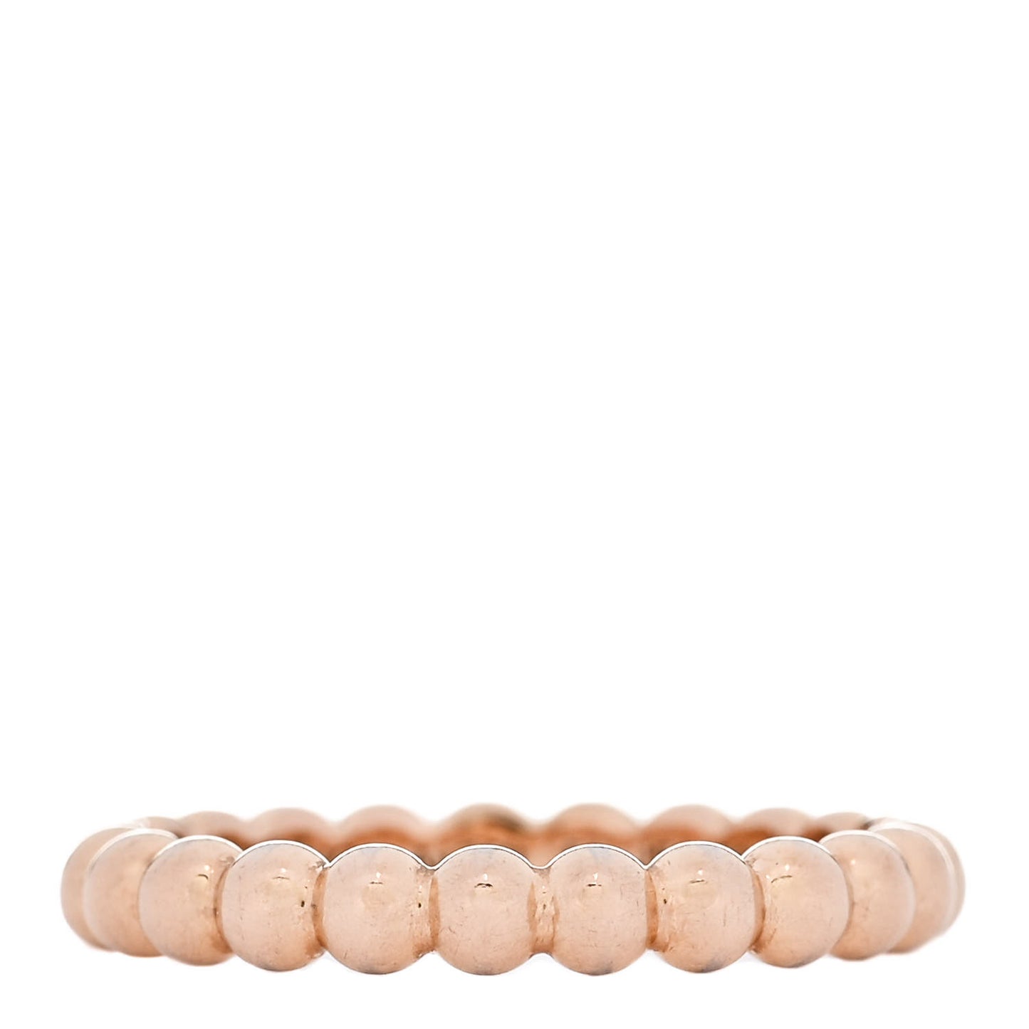 18K Rose Gold Medium Perlee Ring 51 5.75