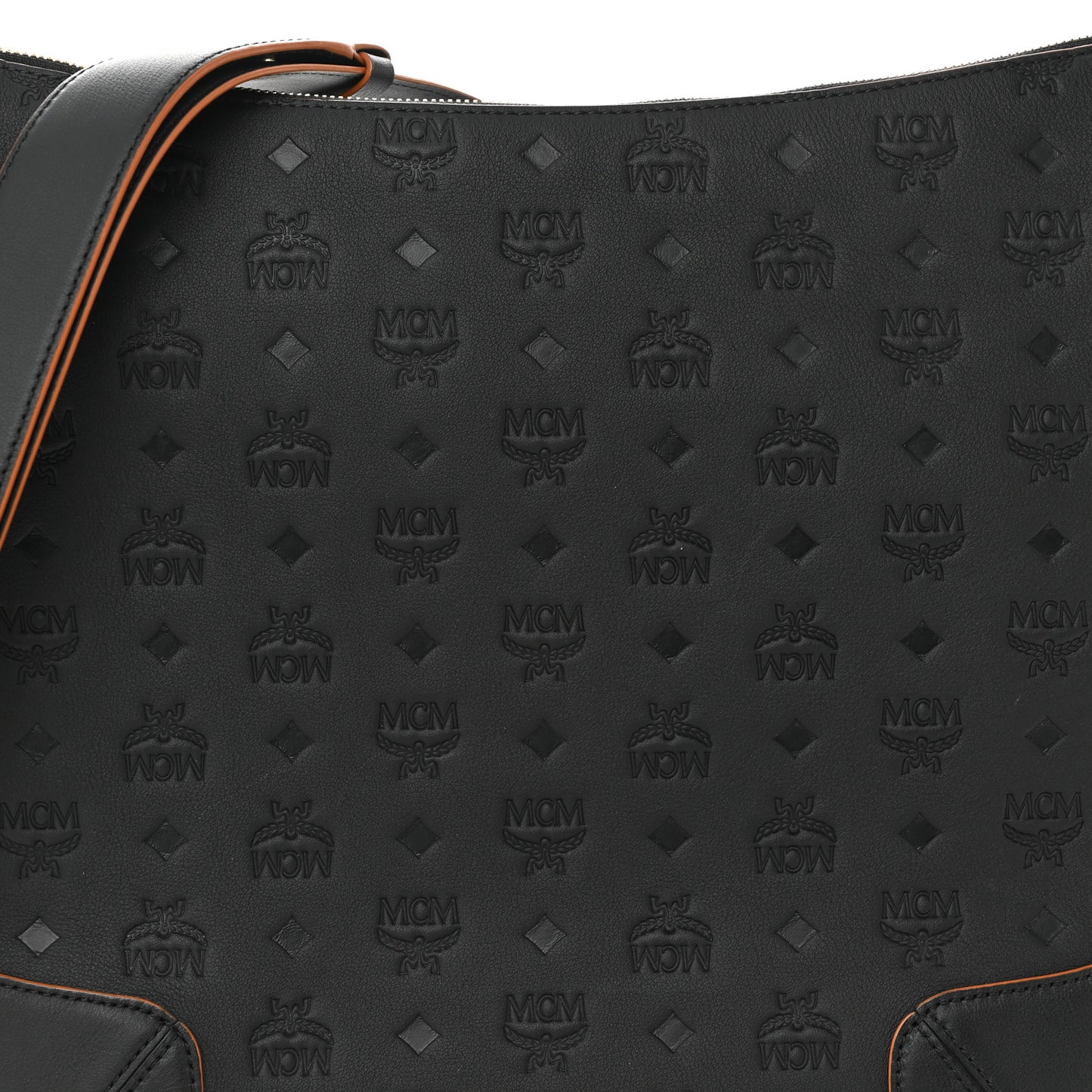 Calfskin Ottomar Monogram Large Klara Hobo Black