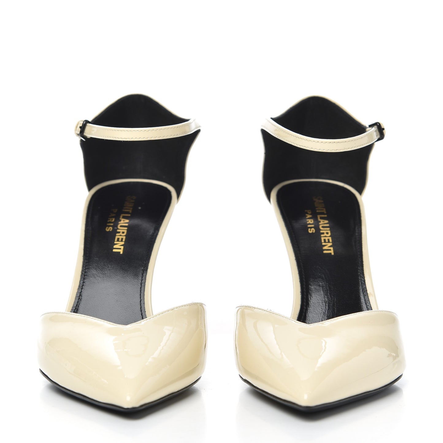 Patent Anja 85 Ankle Strap Pointed Pumps 37 Coquille