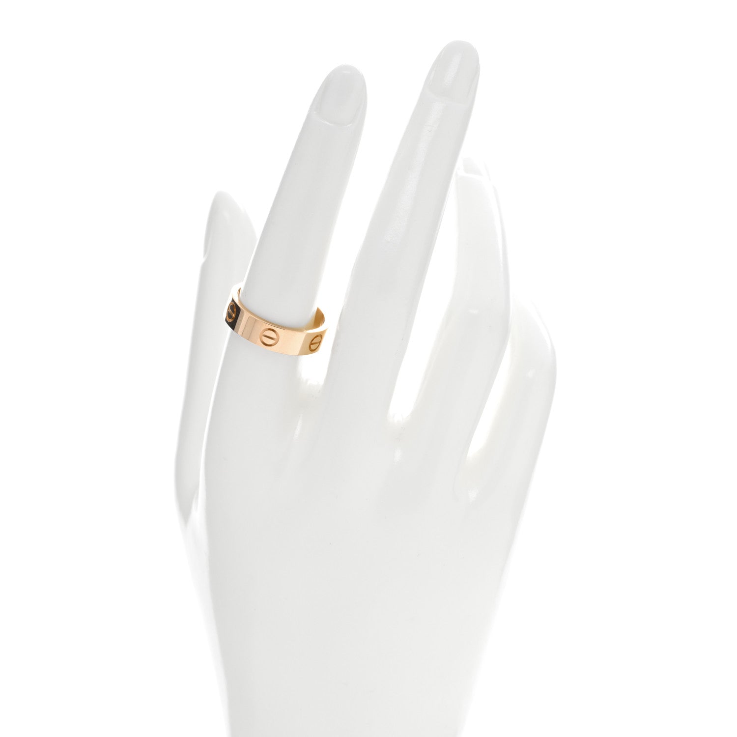 Cartier 18K Yellow Gold 5.5mm LOVE Ring 58 8.25 2 of 5