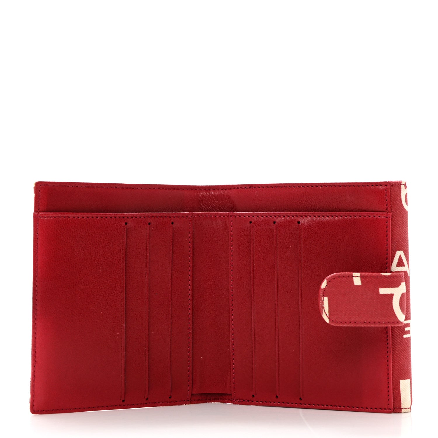 Chanel Canvas 31 Rue Cambon By The Sea Wallet Red 5 of 13