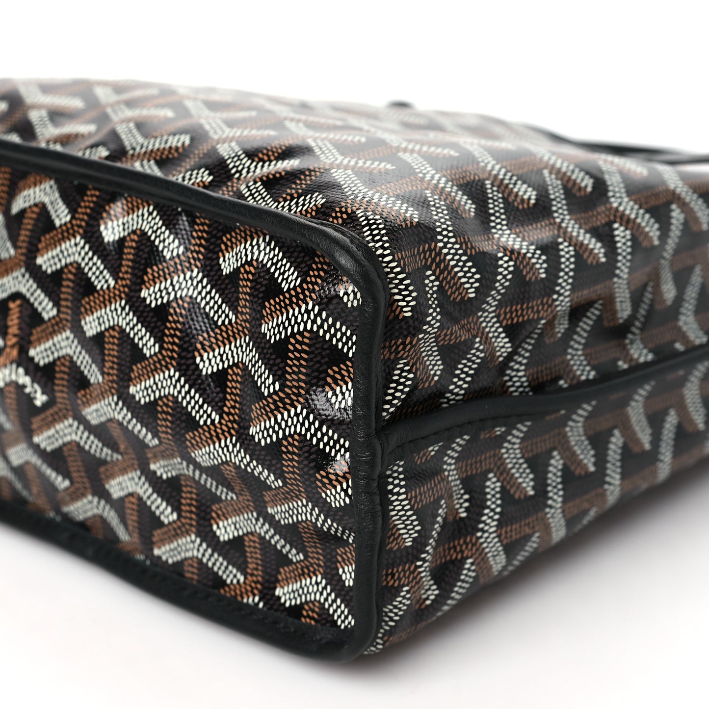 Goyardine Reversible Mini Anjou Black