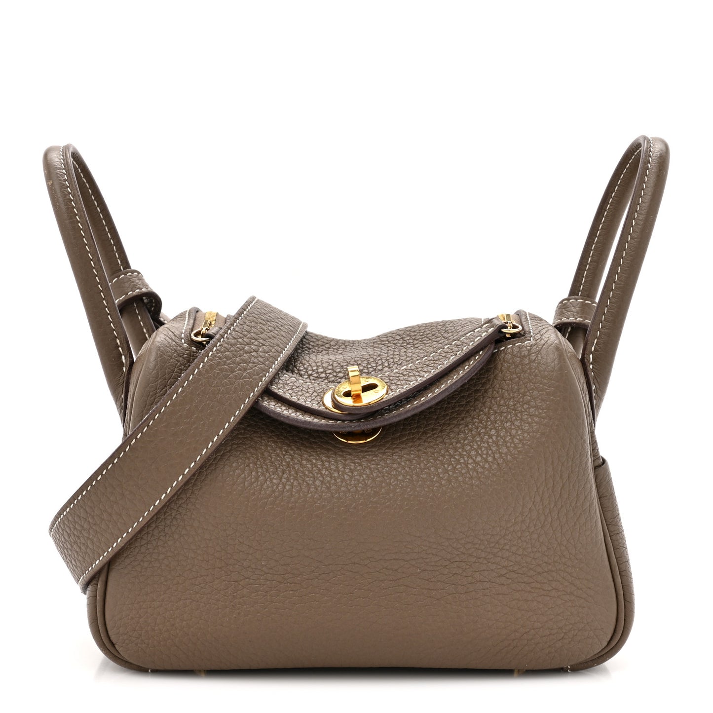 Taurillon Clemence Mini Lindy 20 Etoupe
