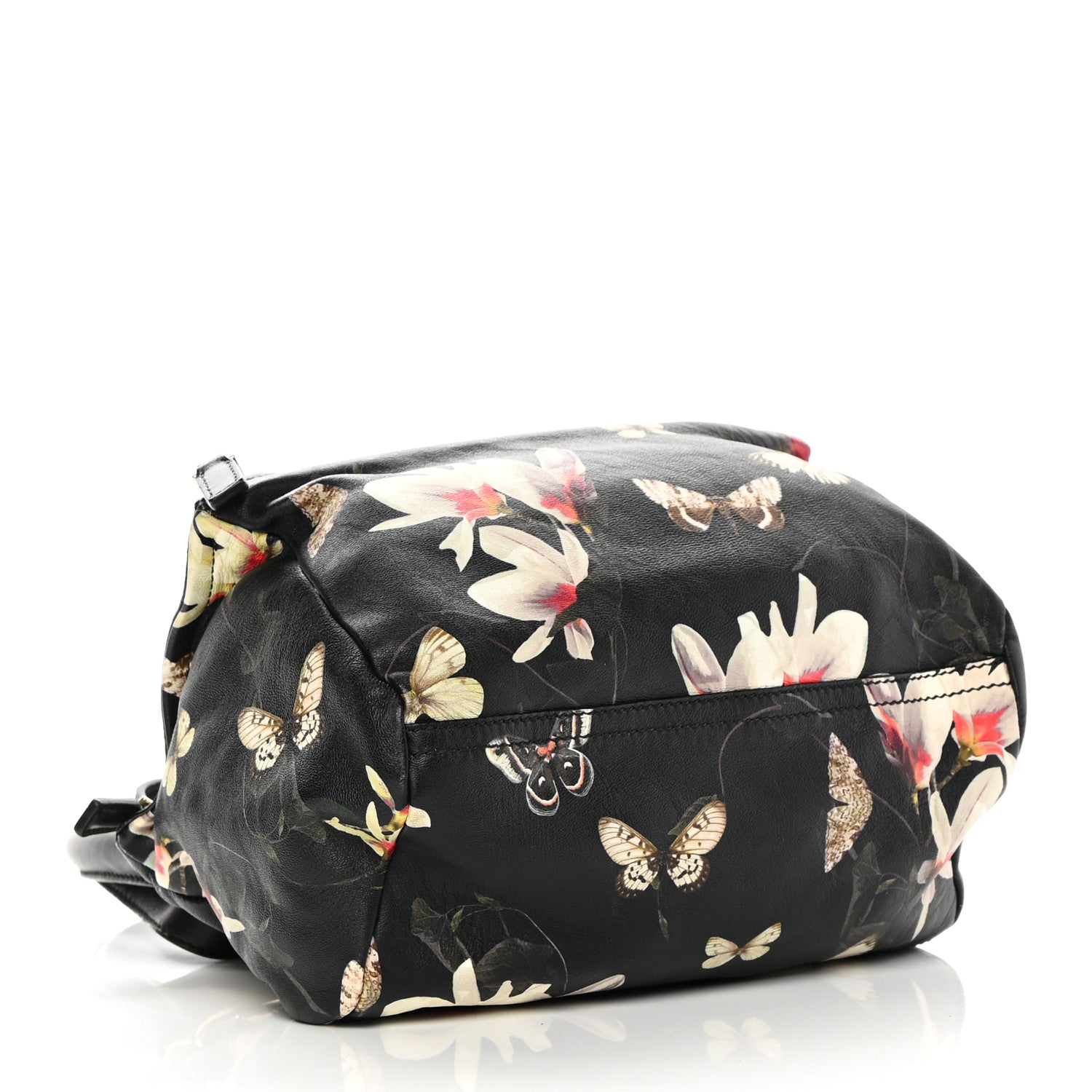 Givenchy Lambskin Magnolia and Moth Print Mini Pandora Black 4 of 16