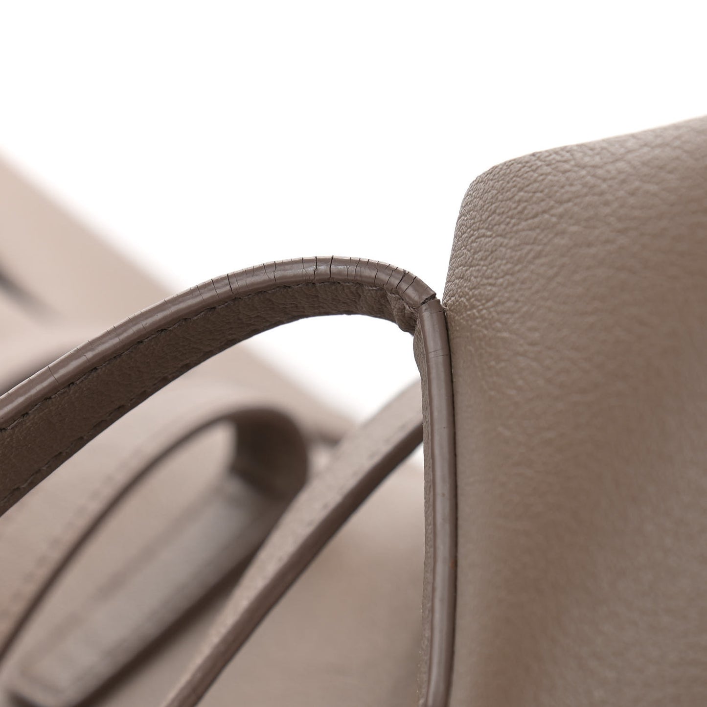 Calfskin Large Shopping Tote Taupe