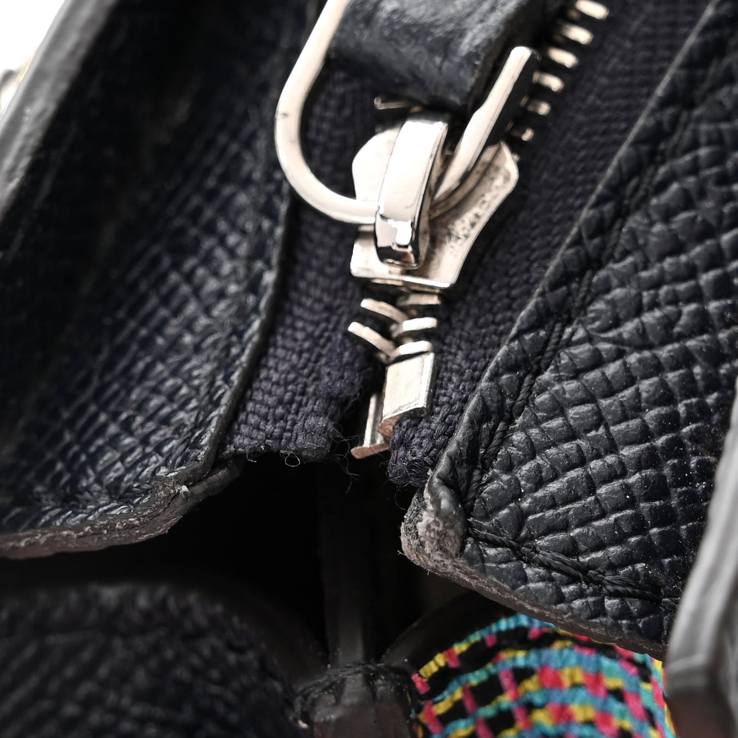 Calfskin Monogram LV Pop Trunk Clutch Blue