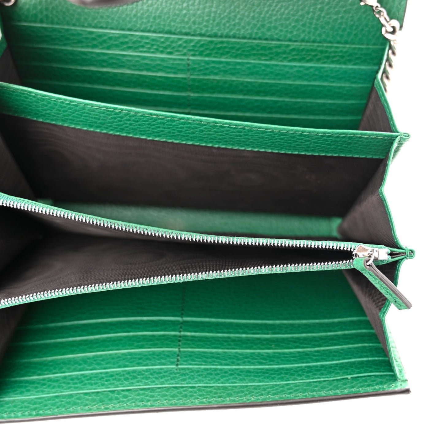 Calfskin Mini Dionysus Chain Wallet Emerald