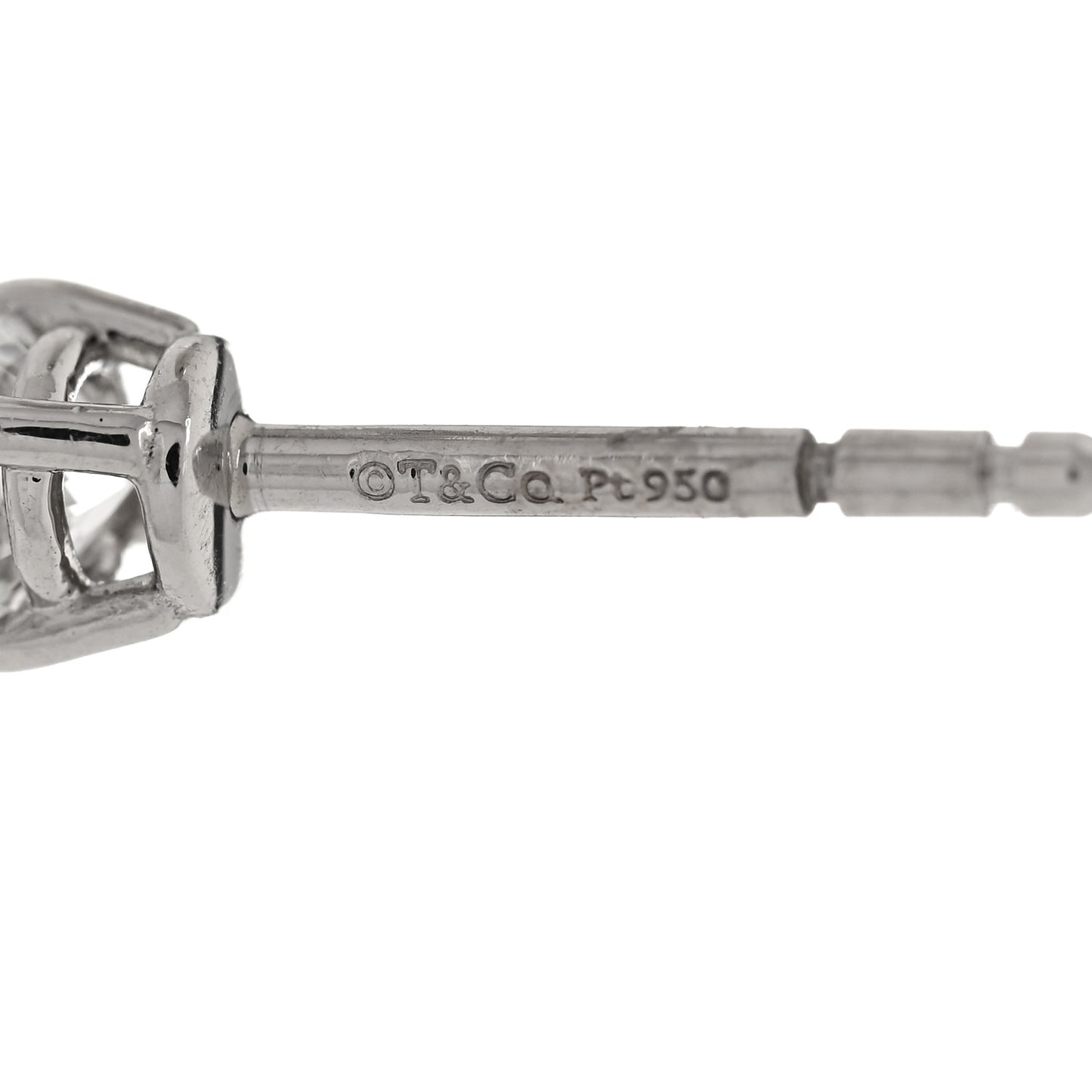Platinum Diamond .34ctw Solitaire Earrings