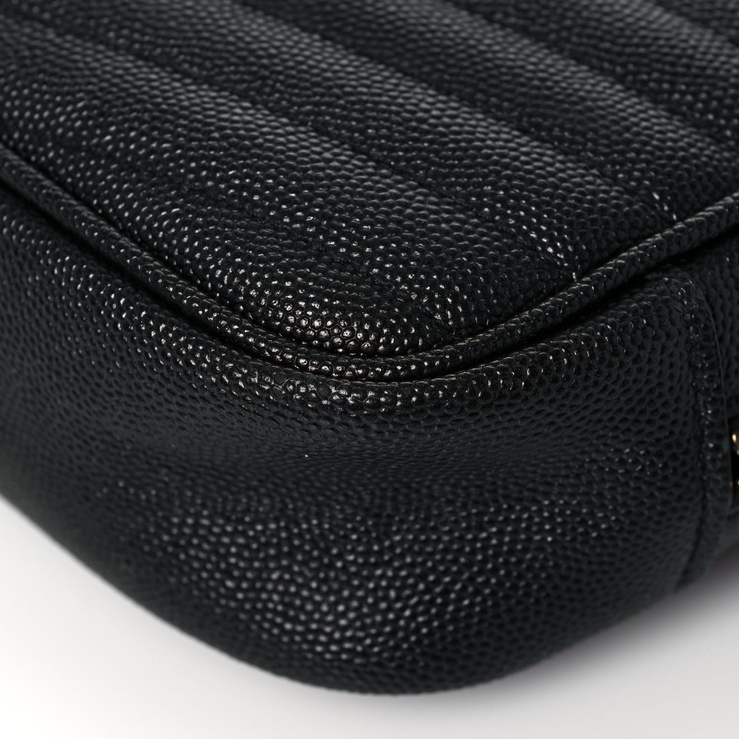 Grain De Poudre Matelasse Monogram Mini Lou Camera Bag Black
