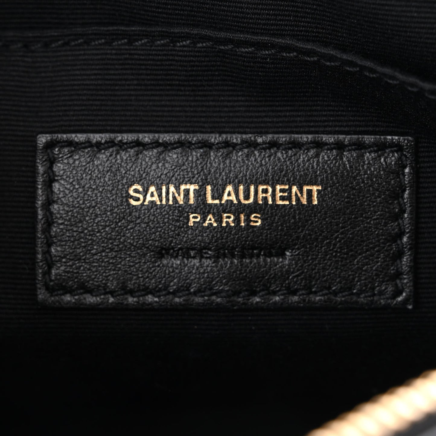 Calfskin Matelasse Monogram Lou Belt Bag Black