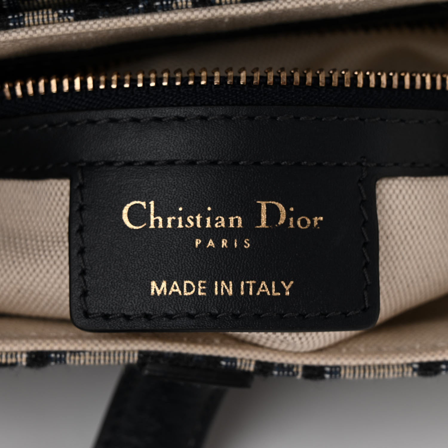 Christian Dior Oblique Saddle Bag Blue 6 of 10