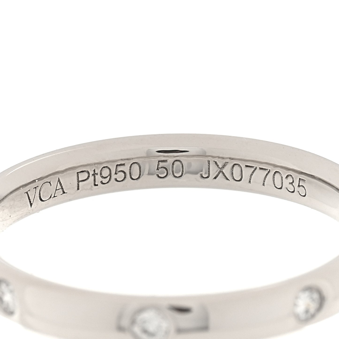 Platinum Diamond Tendrement Etoiles Wedding Band Ring 50 5.25
