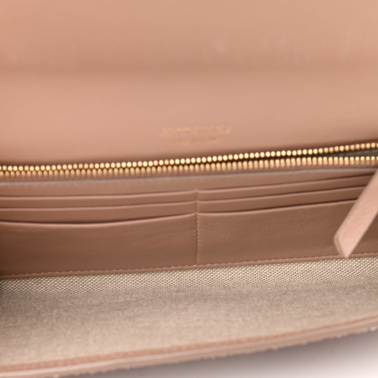 Glitter Milla Wallet on Chain Natural