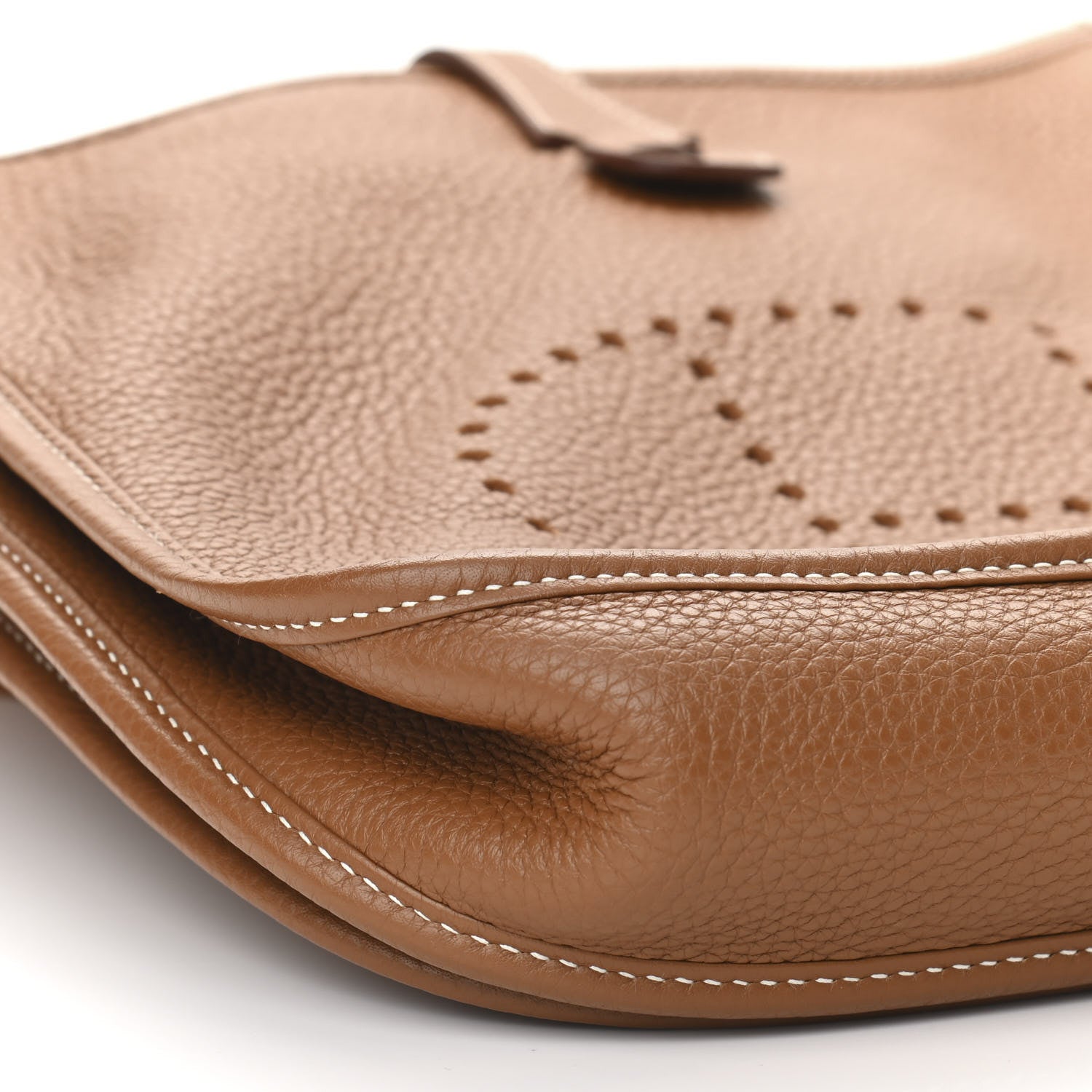 Hermes Taurillon Clemence Evelyne III PM Gold 9 of 10
