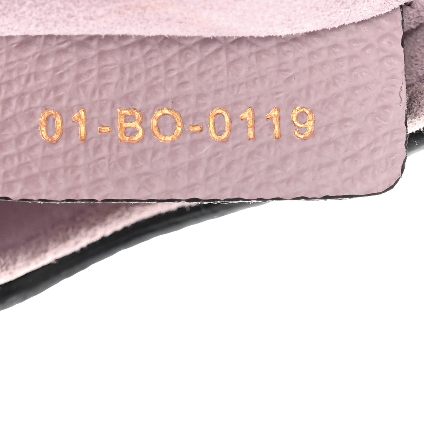 Grained Calfskin Mini Saddle Bag Light Pink