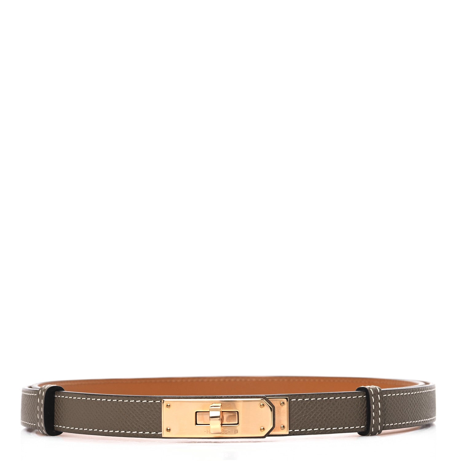 Hermes Epsom Kelly Belt Etoupe 1 of 3