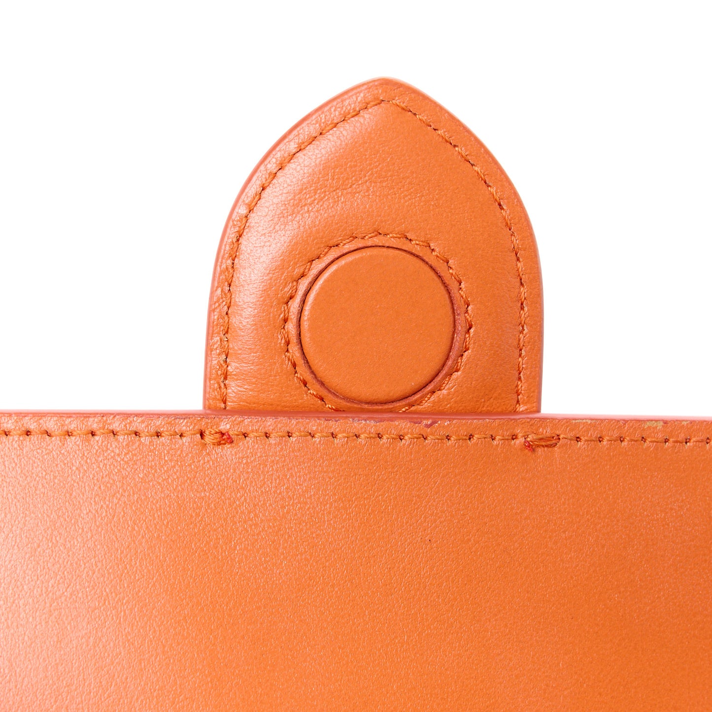 Smooth Calfskin Le Bambino Dark Orange