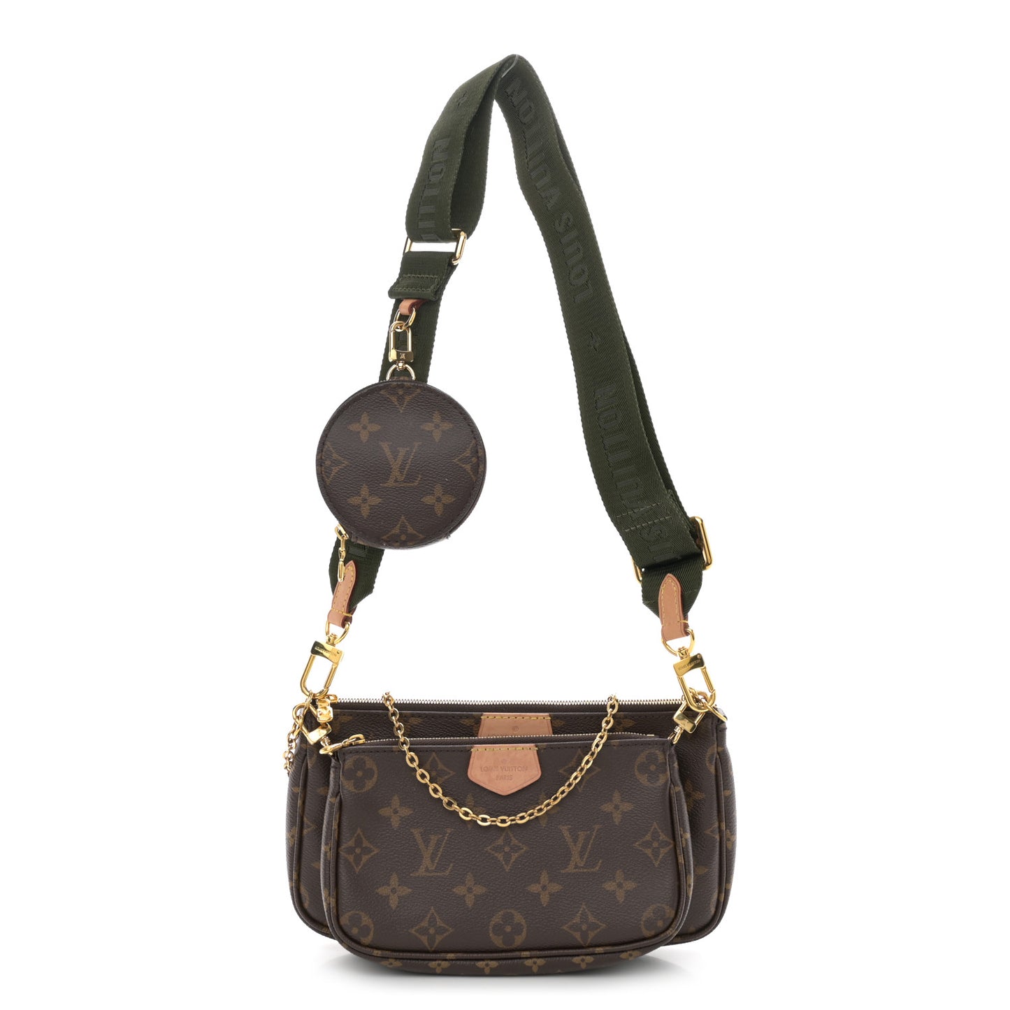 Monogram Multi Pochette Accessories Kaki