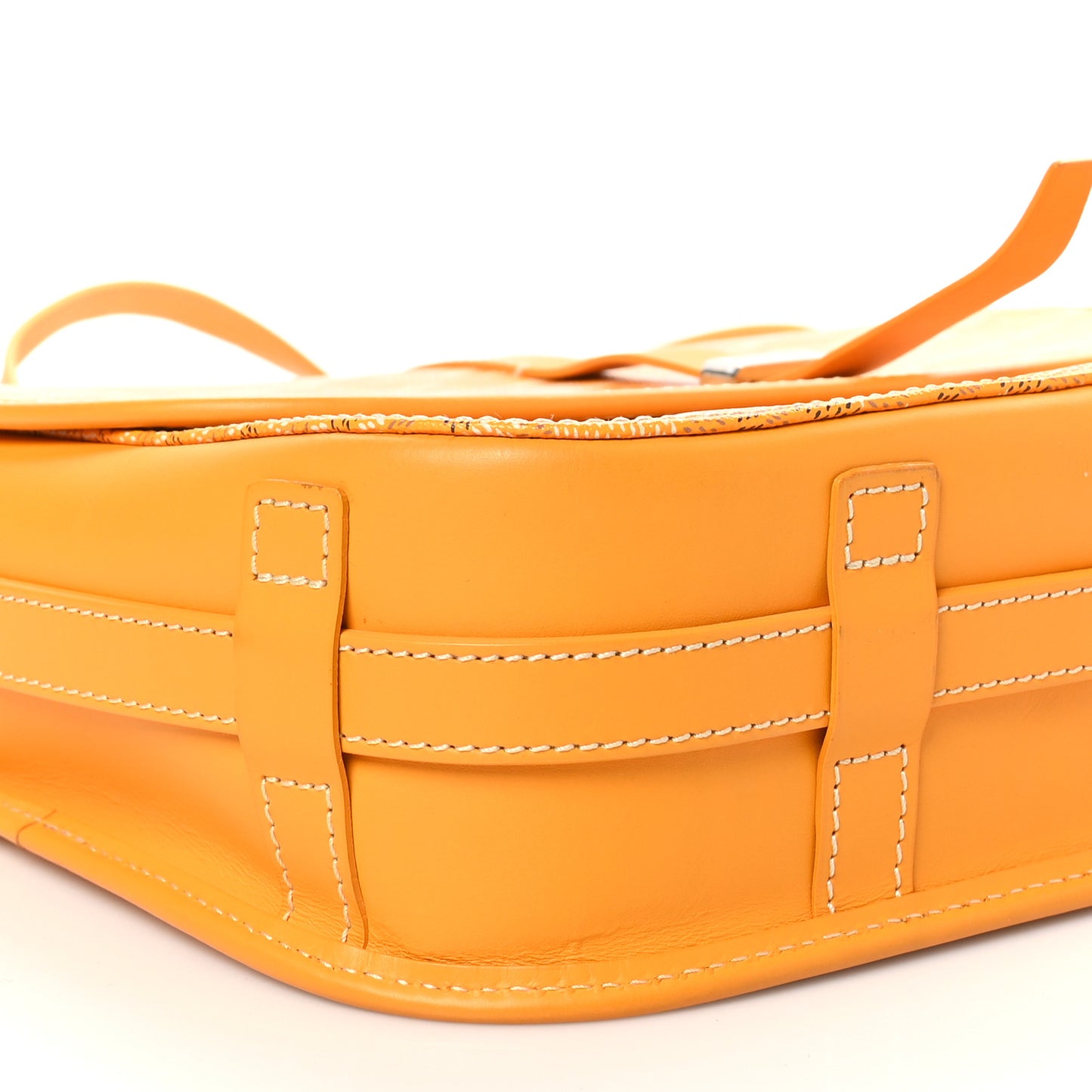 Goyardine Belvedere II MM Messenger Bag Yellow