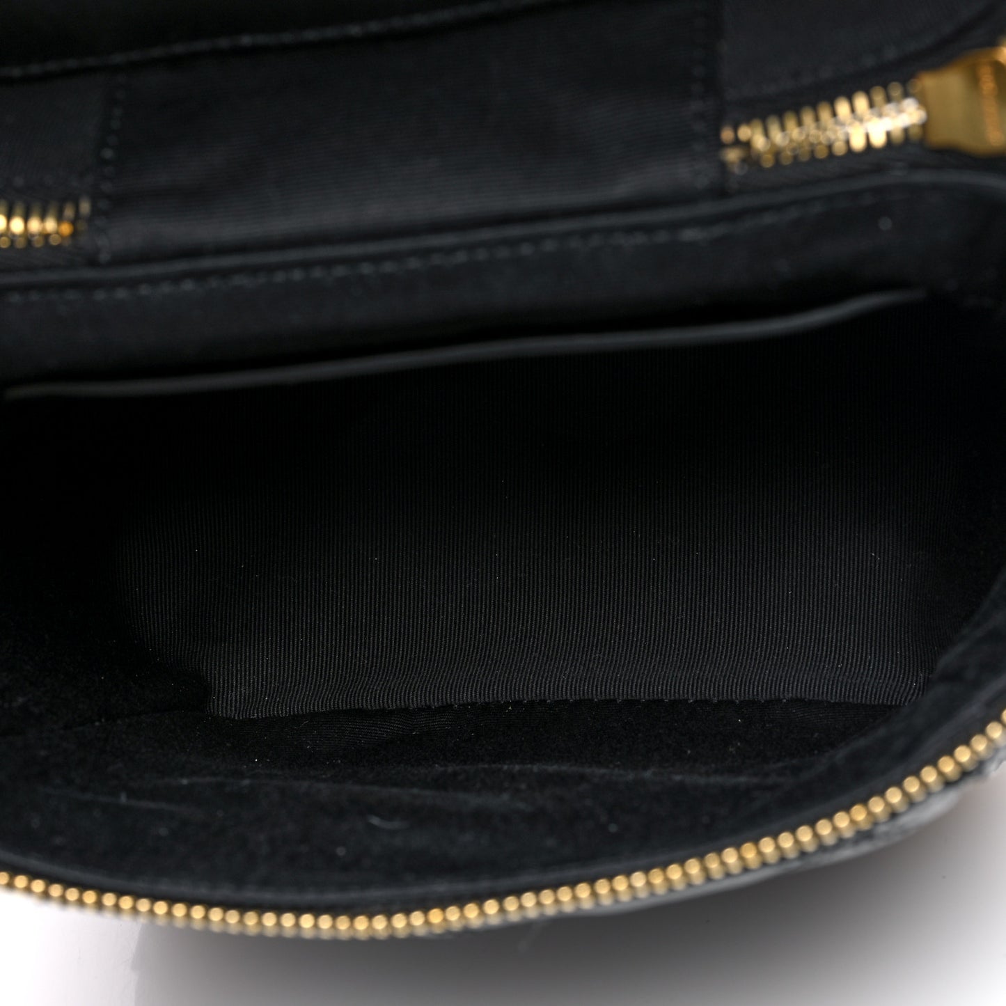 Grain de Poudre Quilted 80's Vanity Bag Black
