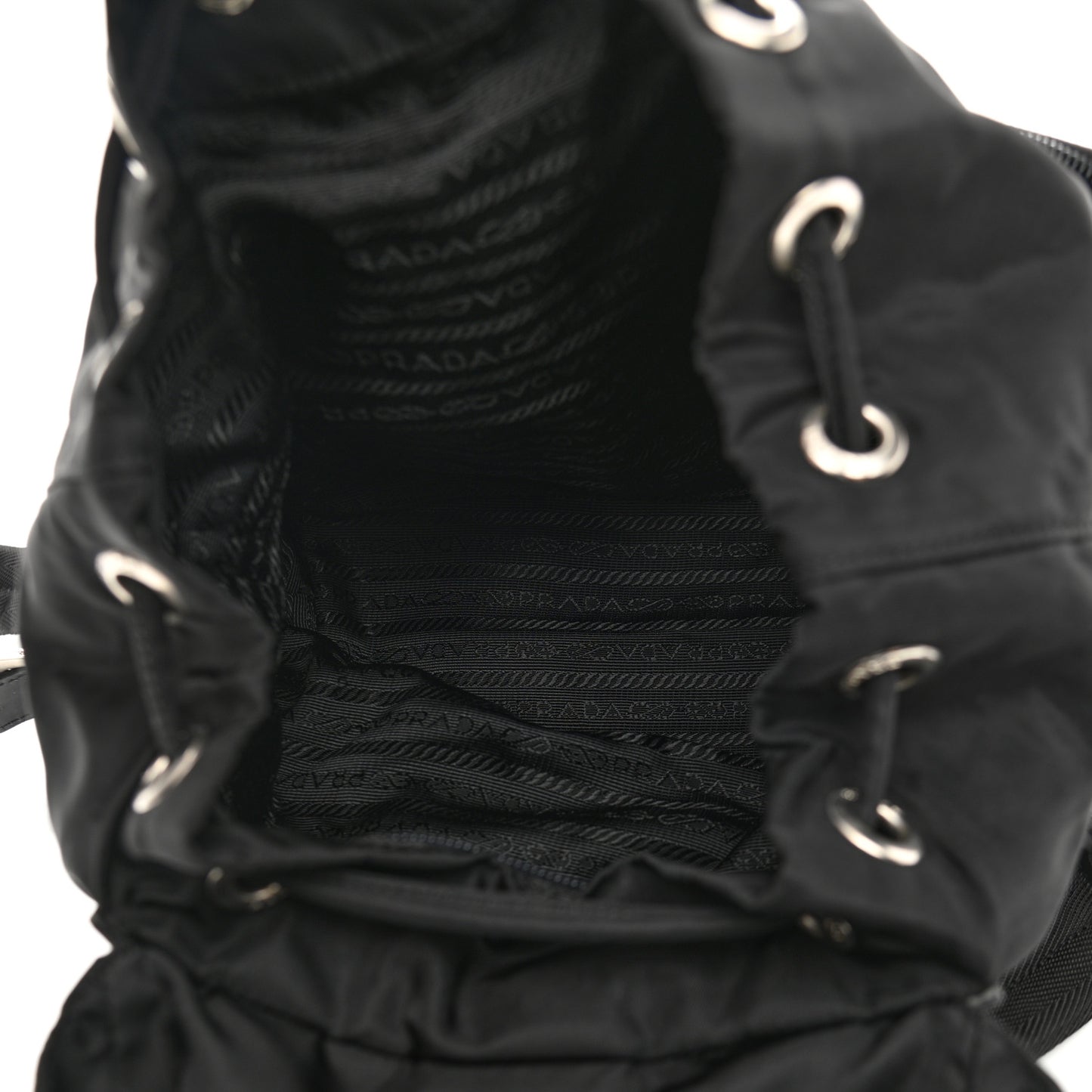 PRADA Tessuto Nylon Small Backpack Black