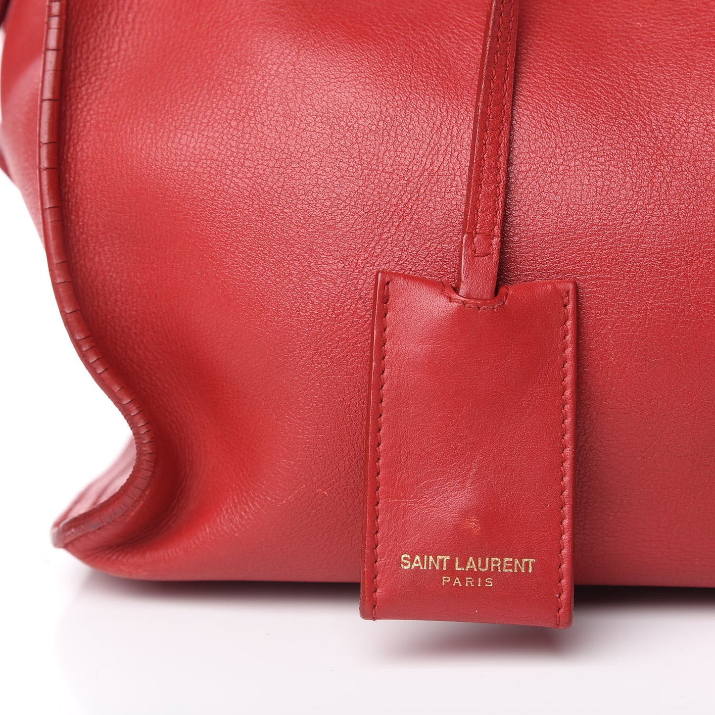 Calfskin Medium Classic Y Cabas Red