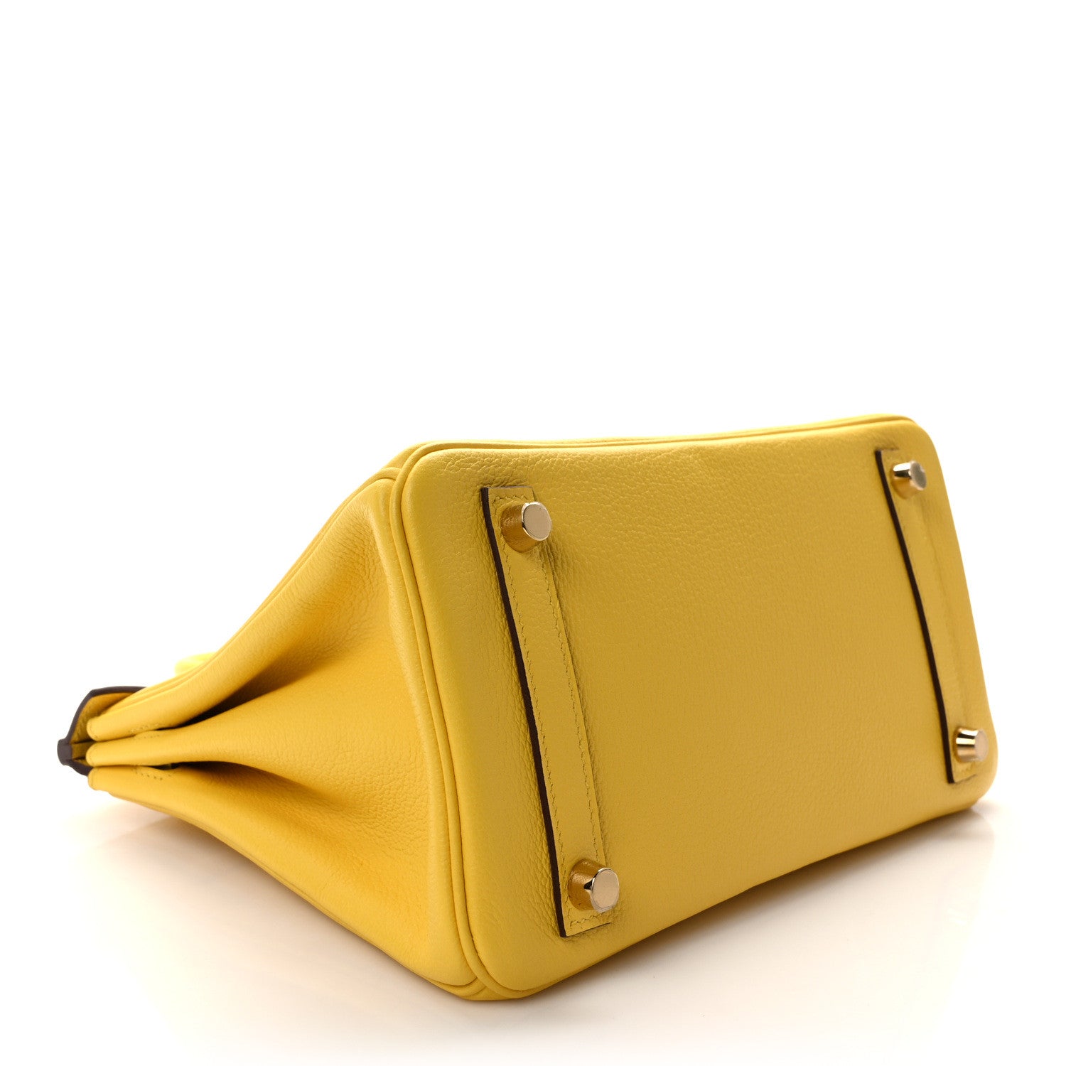 Hermes Taurillon Novillo Birkin 25 Jaune De Naples 4 of 10