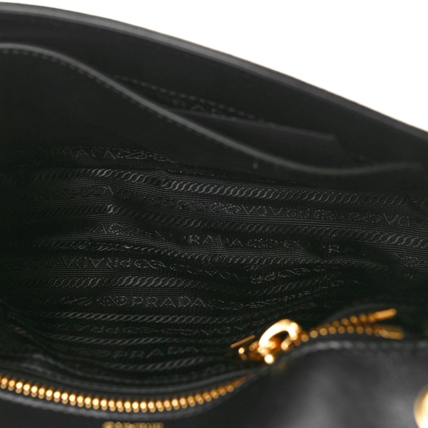 Saffiano Flap Shoulder Bag Black