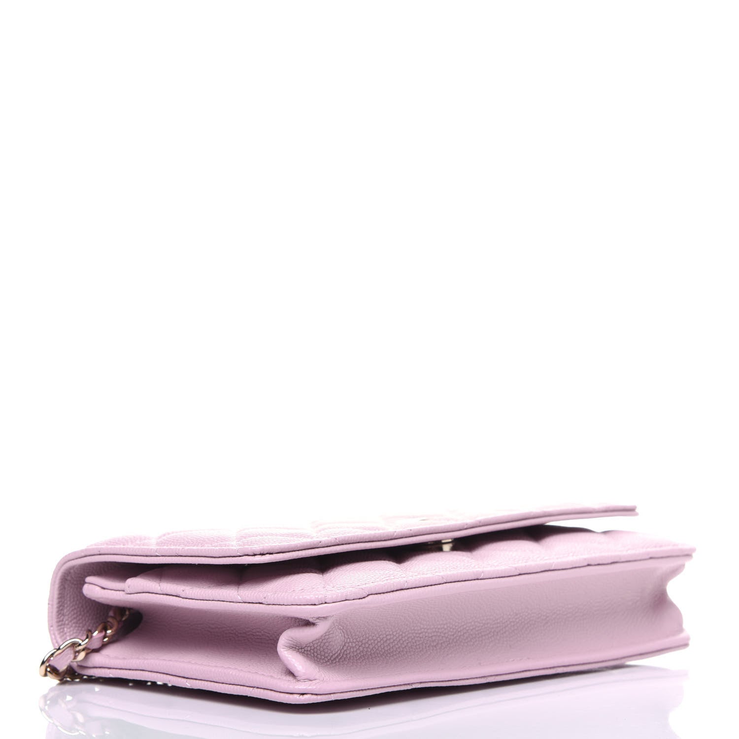 Chanel Caviar Quilted Wallet On Chain WOC Light Pink 4 of 14