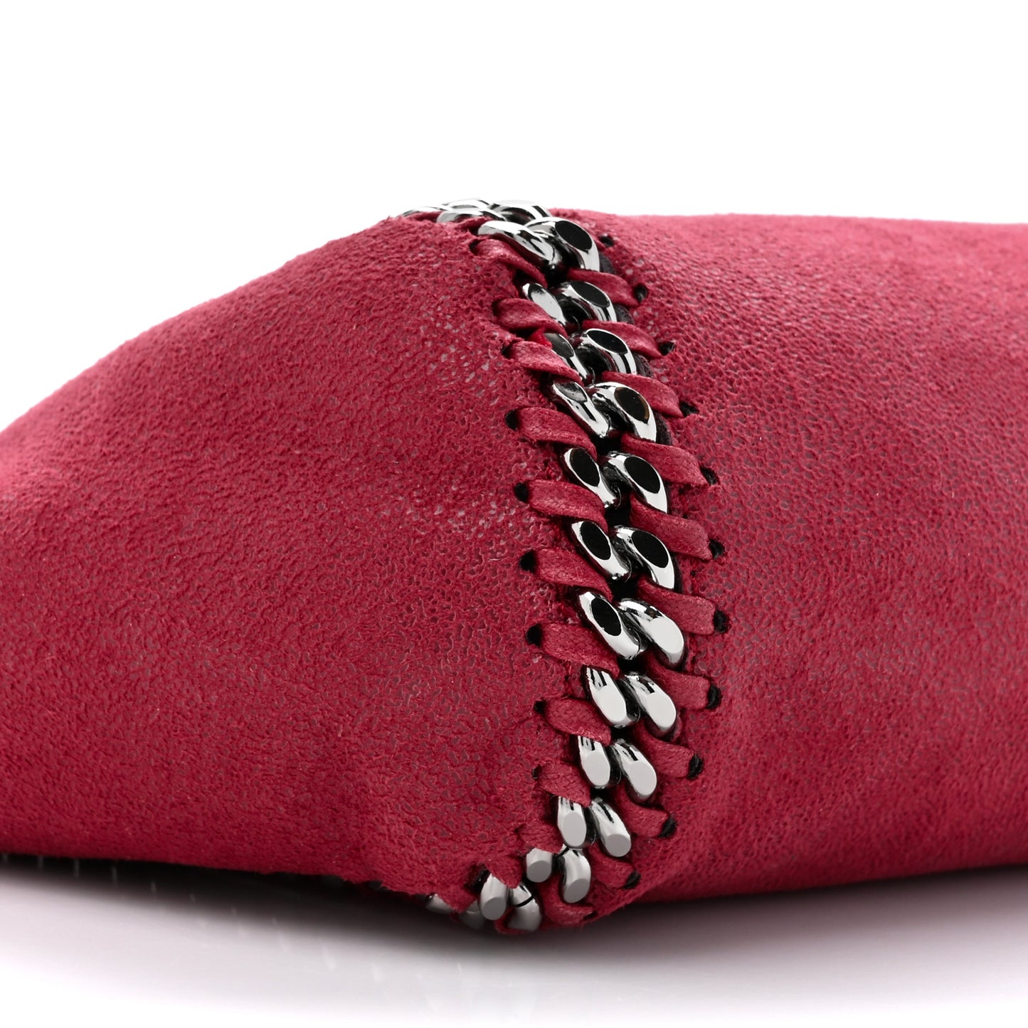 Shaggy Deer Falabella Reversible Mini Fold Over Tote Red Navy