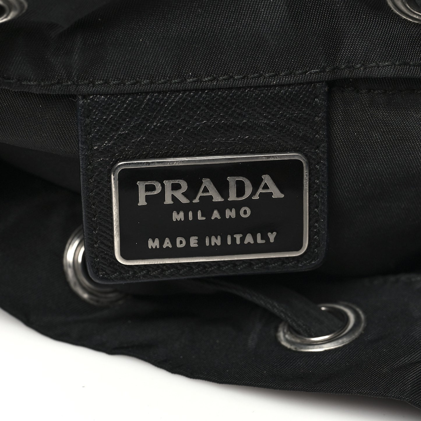 Tessuto Nylon Vela Small Backpack Black