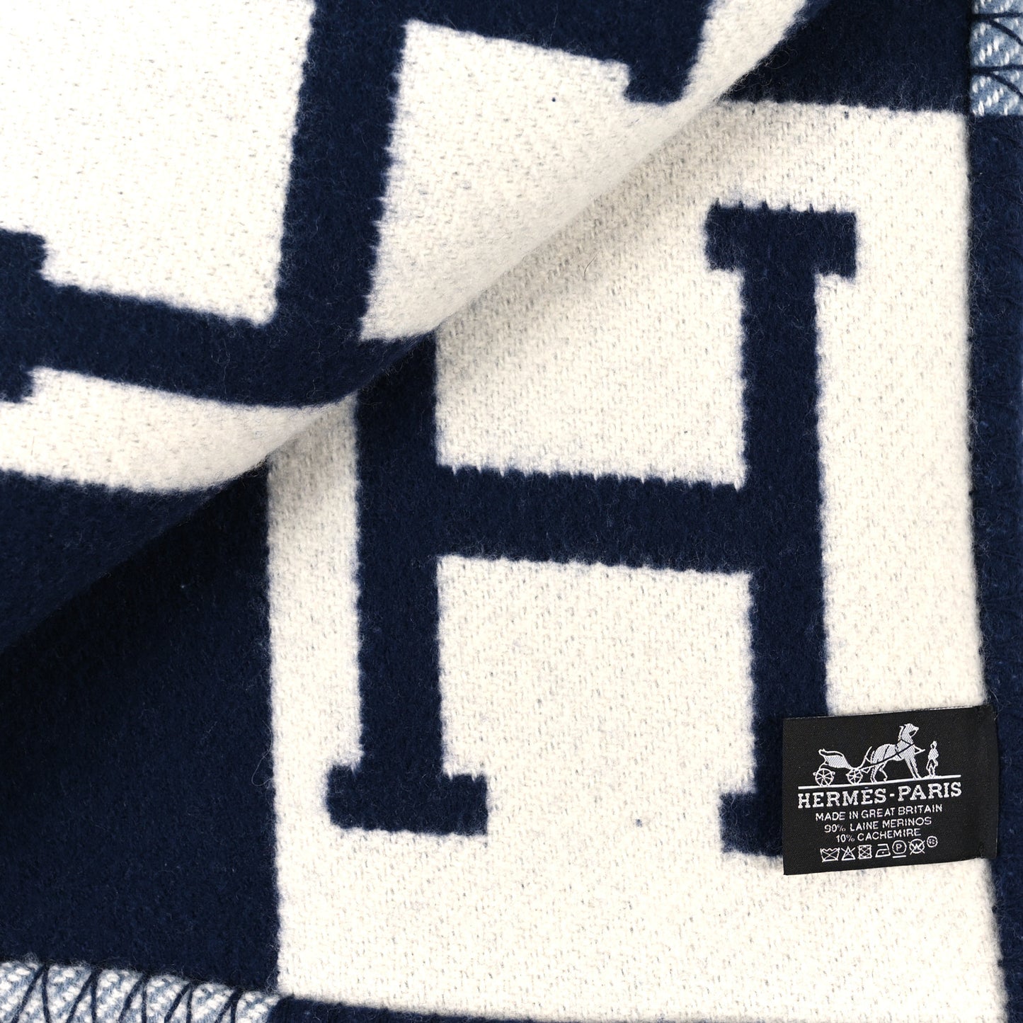 Wool Cashmere Avalon III Blanket Caban Ecru