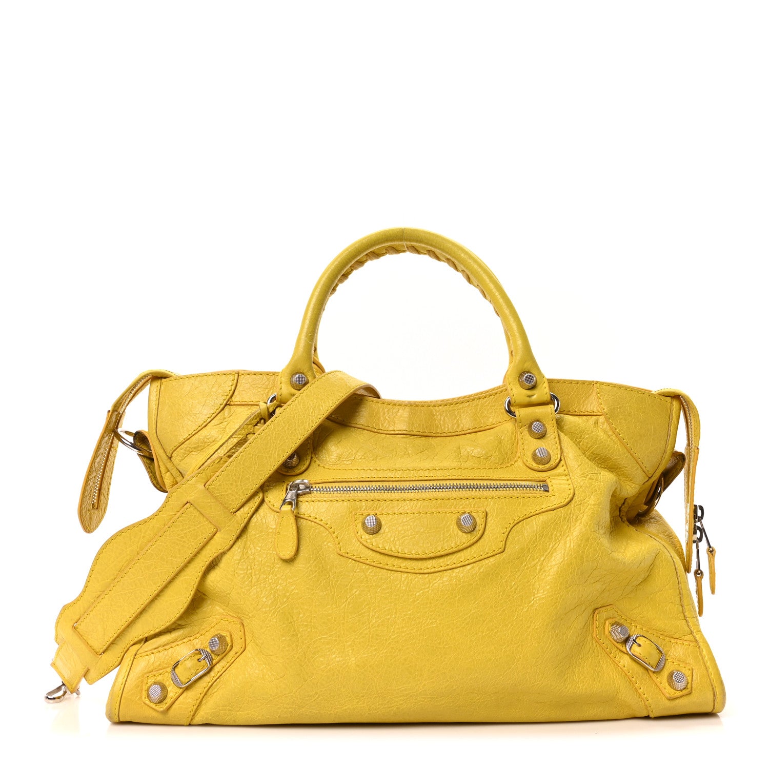 Balenciaga Agneau Giant 12 Silver Hardware City Curry 1795387
