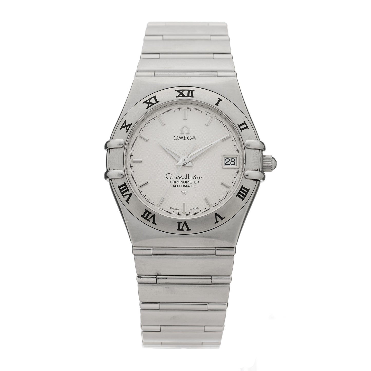Stainless Steel 35mm Constellation Chronometer Automatic Watch White 1502.30.00