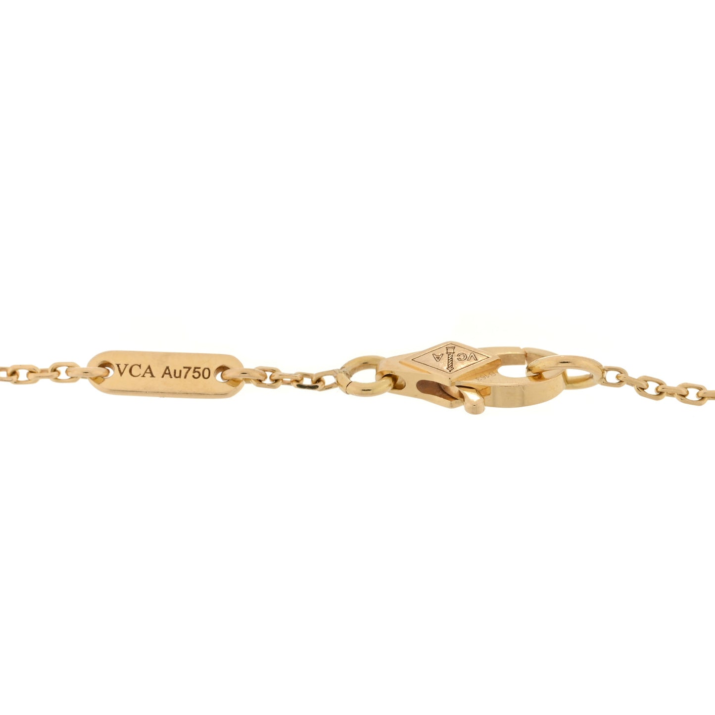 18K Yellow Gold Mother of Pearl Sweet Alhambra Bracelet