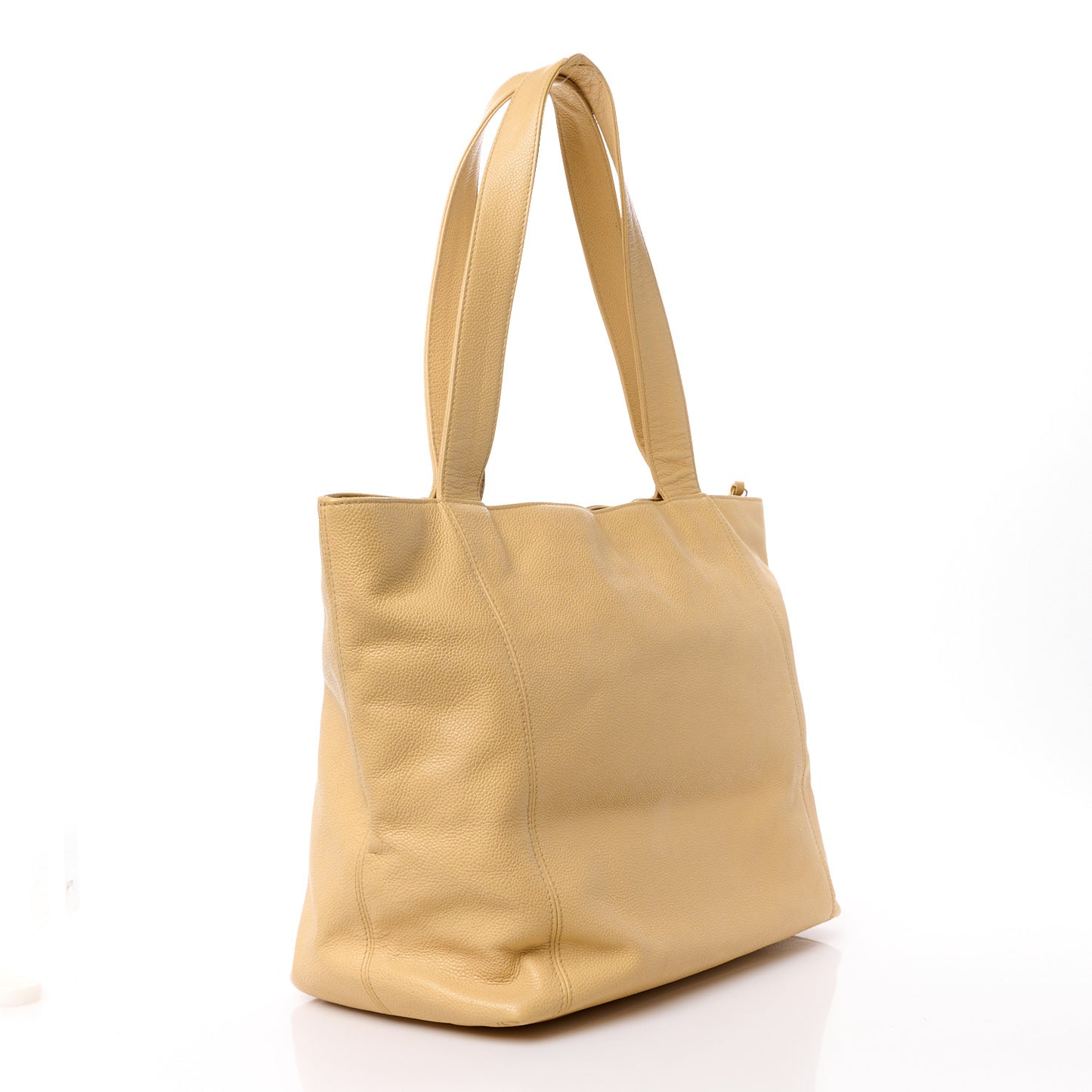 Caviar CC Tote Beige