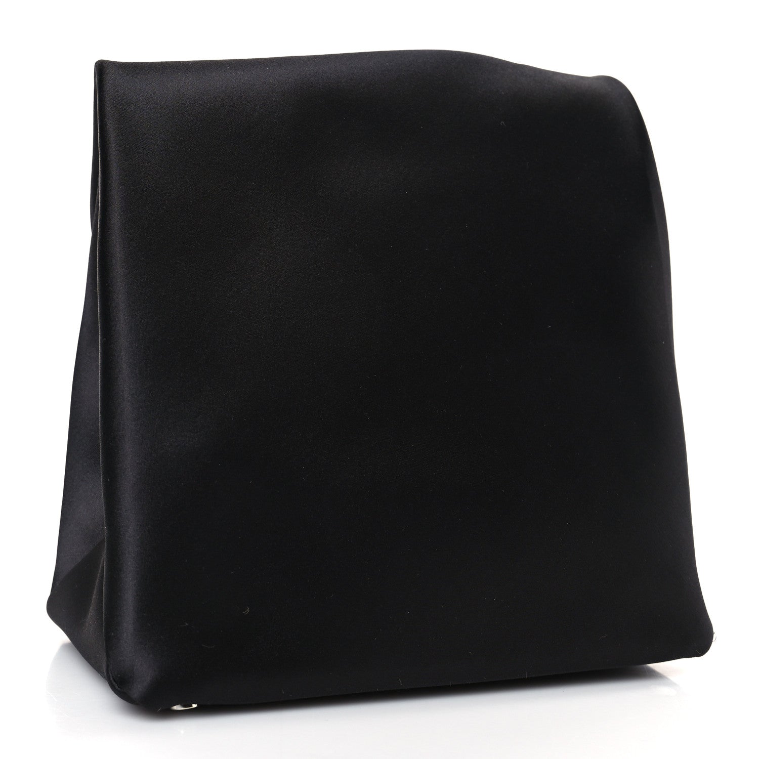 Alexander Wang Satin Lunch Bag Clutch Black 3 of 9