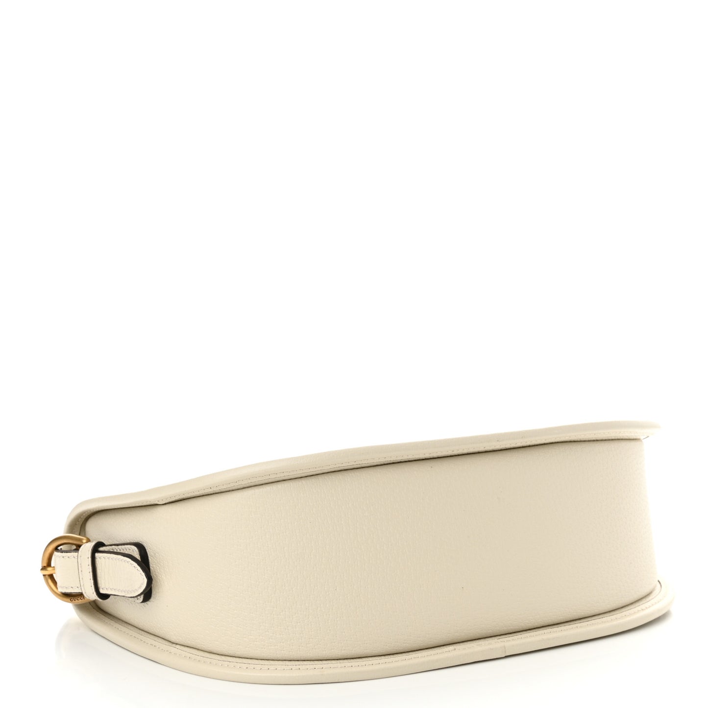 GG Supreme Monogram Web Large Ophidia Shoulder Bag Beige Ebony Mystic White
