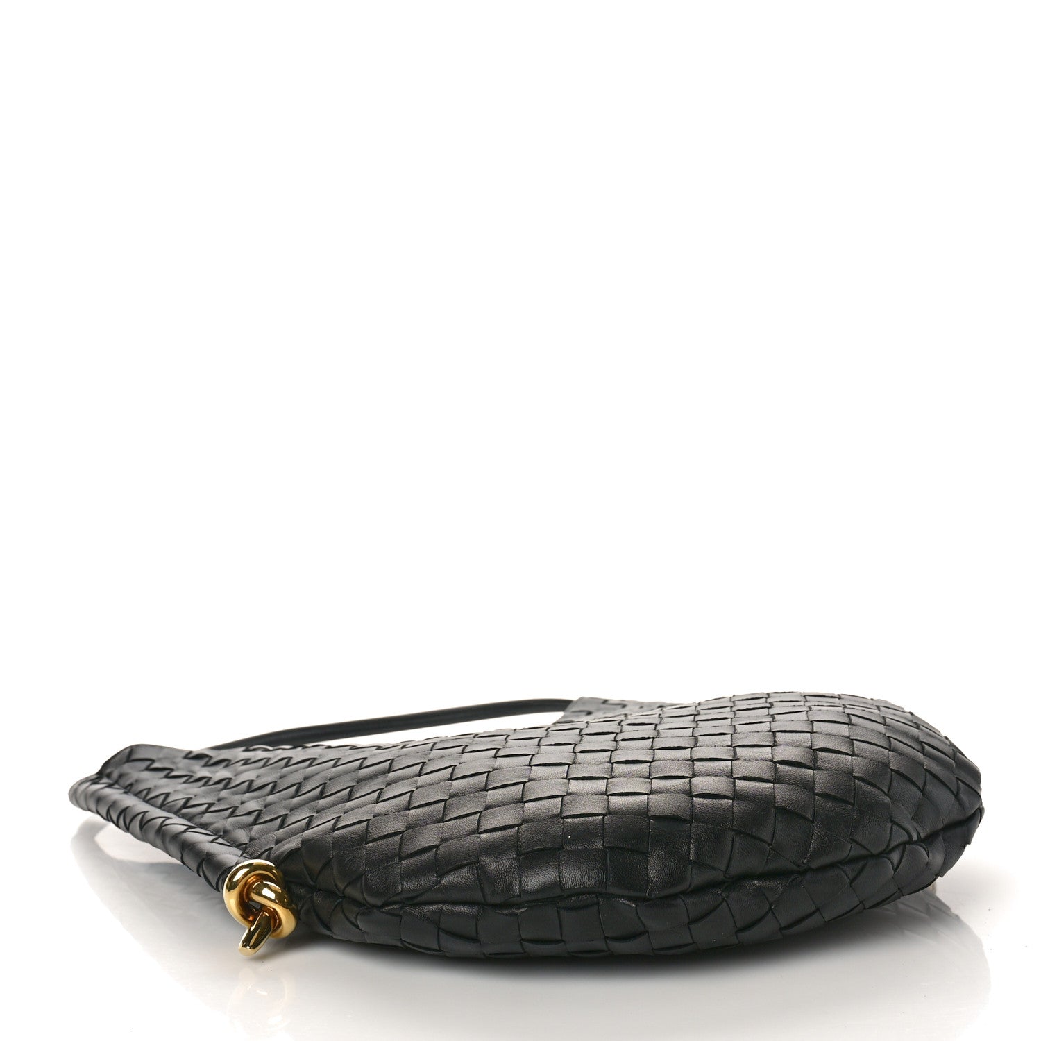 Bottega Veneta Nappa Intrecciato Medium Solstice Hobo Black 5 of 13