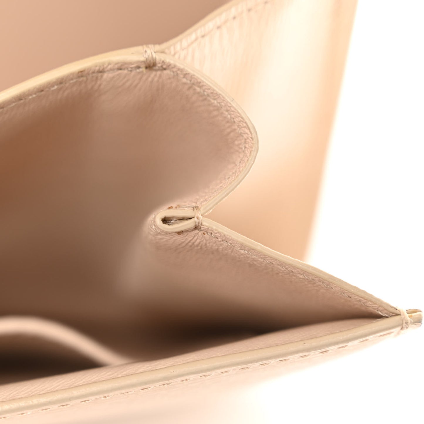 Liege Calfskin Medium Classic Box Flap Bag Powder