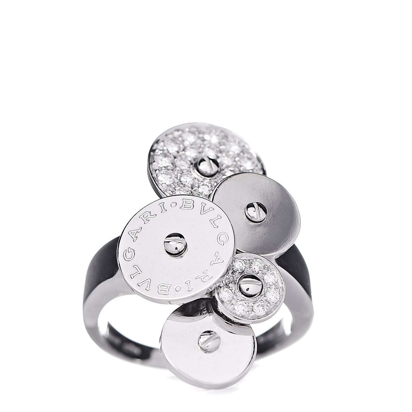 18K White Gold Diamond Cicladi Ring 50 5.25