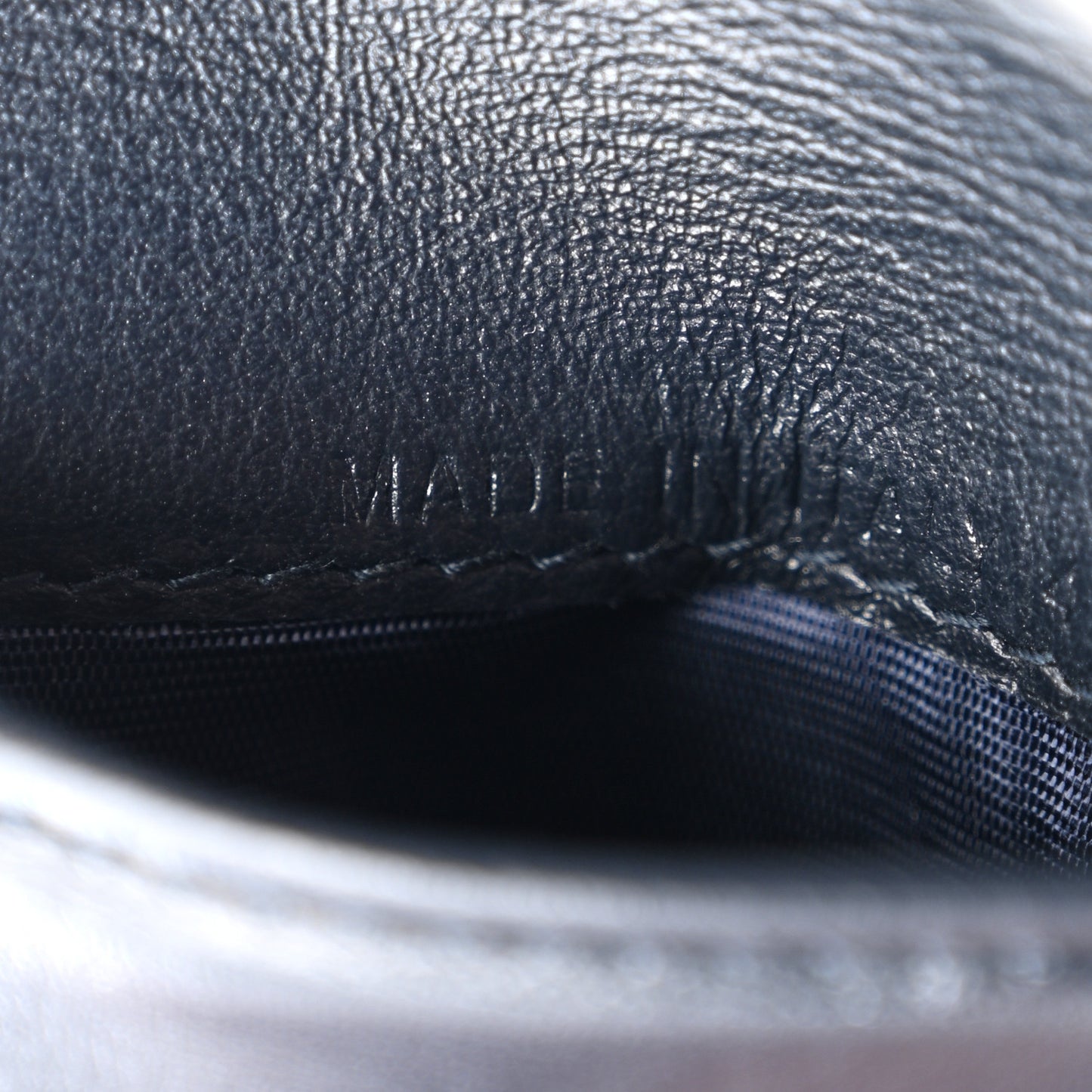Oblique Saddle Lotus Wallet Blue