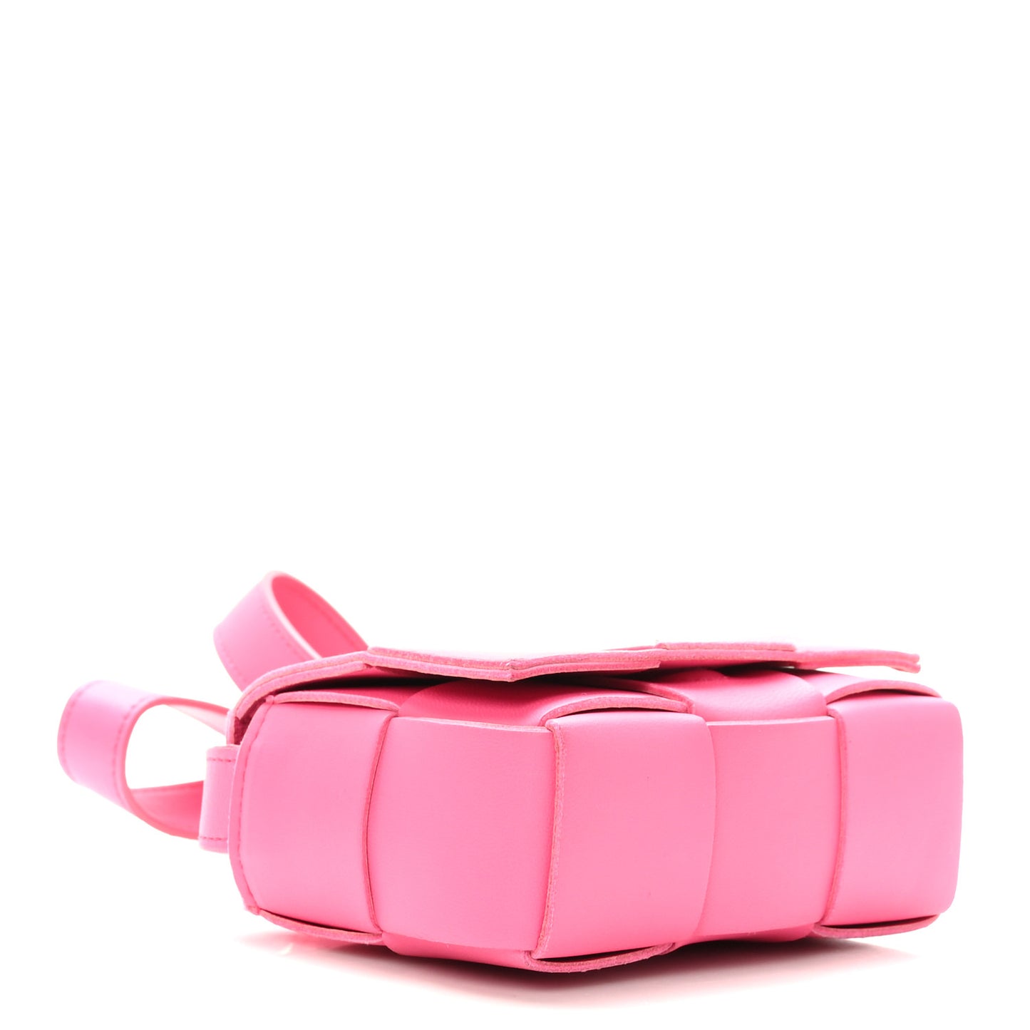 Lambskin Maxi Intrecciato Extra Mini Cassette Crossbody Bag Bon Bon